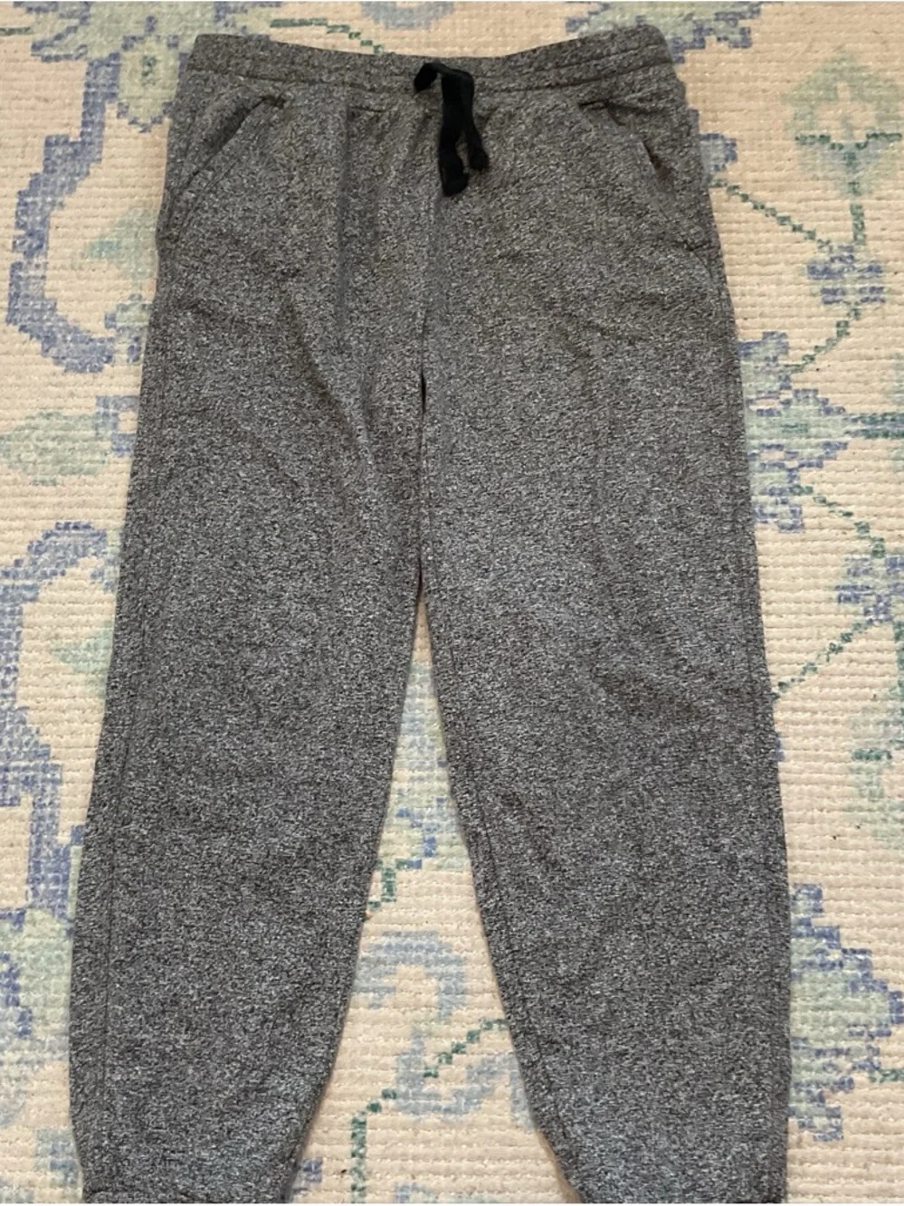 Zella Heather Gray Kids Jogger Sweatpants with Drawstring